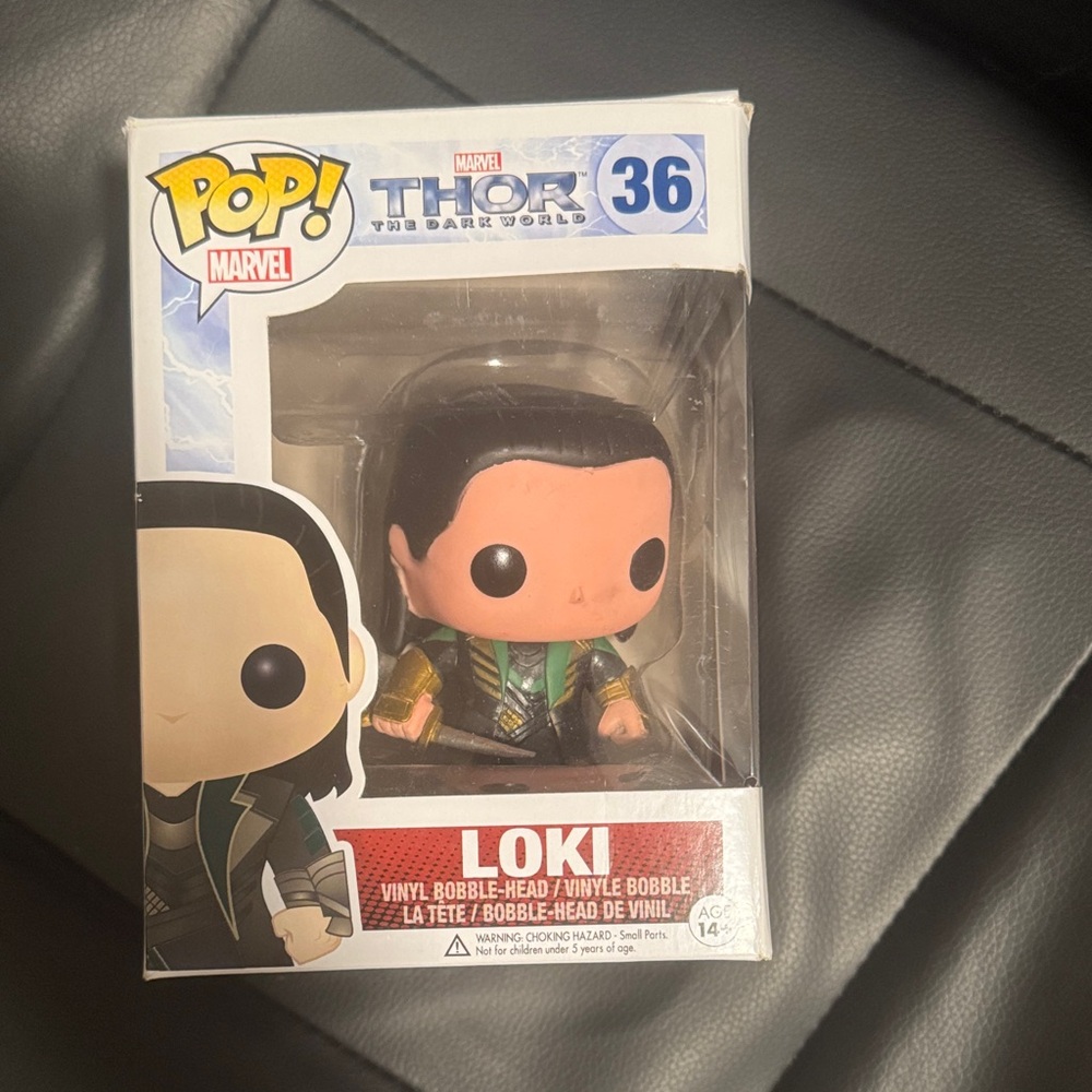 Funko Pop Marvel Loki Vinyl Figure - Green and Black